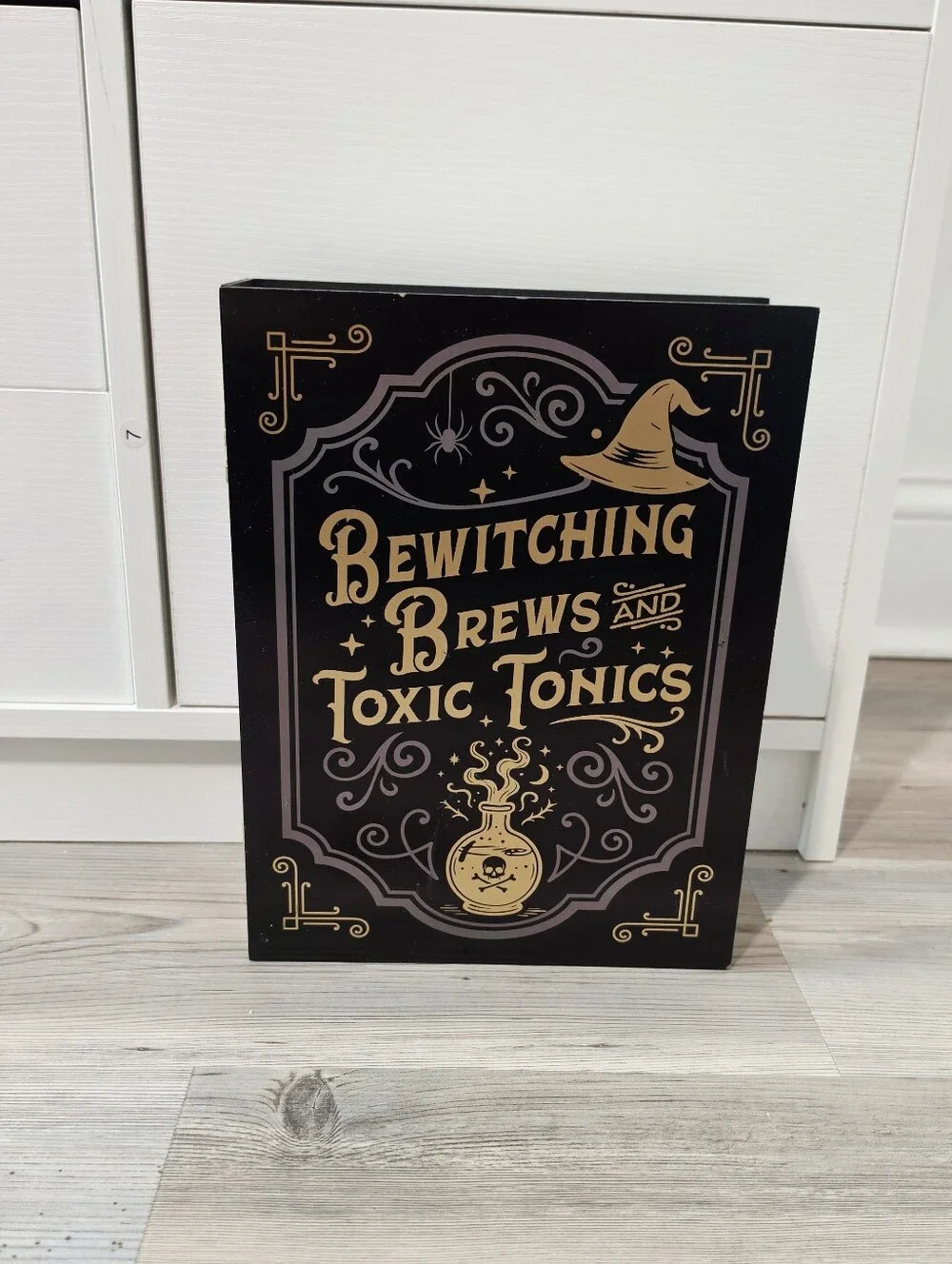 Target Bullseye Playground Halloween 2026 Wood Book Decor - Witching Brews